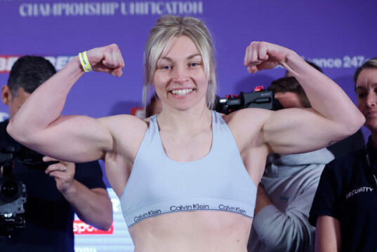 Lauren Price returns this Saturday against Stephanie Pineiro in Cardiff Photo Credit: Lawrence Lustig/BOXXER