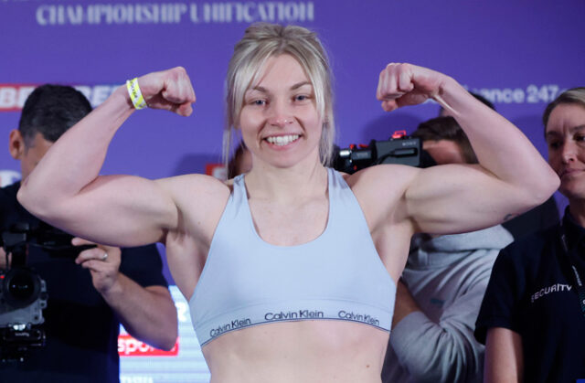 Lauren Price returns this Saturday against Stephanie Pineiro in Cardiff Photo Credit: Lawrence Lustig/BOXXER