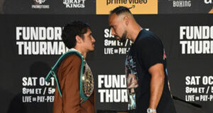 Keith Thurman returns this Saturday against Sebastian Fundora in Las Vegas Photo Credit: Lina Baker/Premier Boxing Champions