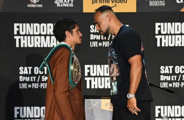 Keith Thurman returns this Saturday against Sebastian Fundora in Las Vegas Photo Credit: Lina Baker/Premier Boxing Champions Keith Thurman returns this Saturday against Sebastian Fundora in Las Vegas Photo Credit: Lina Baker/Premier Boxing Champions