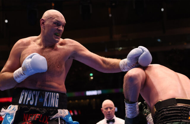 Fury beat Makhmudov in April 2026. Phot Credit: Netflix/ Mark Robinson Fury beat Makhmudov in April 2026. Phot Credit: Netflix/ Mark Robinson