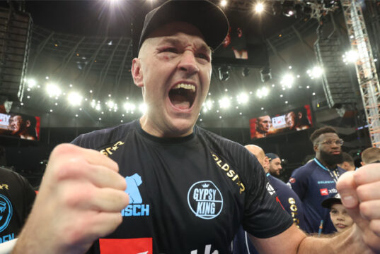 Tyson Fury got back to winning ways against Arslanbek Makhmudov. Credit: Netflix/ Mark Robinson