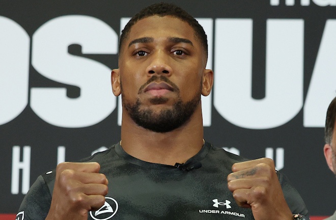 Anthony Joshua will return to the ring on July 25. Photo: Matchroom Boxing/Mark Robinson