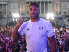 Anthony Joshua's return is targeted for July 25 in Riyadh Photo Credit: Mark Robinson Matchroom Boxing