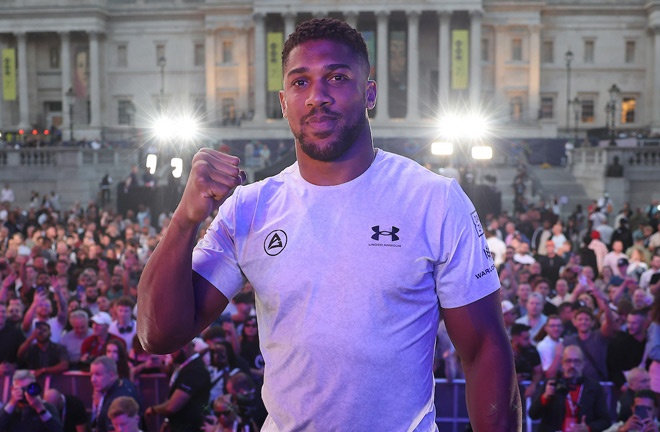 Anthony Joshua's return is targeted for July 25 in Riyadh Photo Credit: Mark Robinson Matchroom Boxing