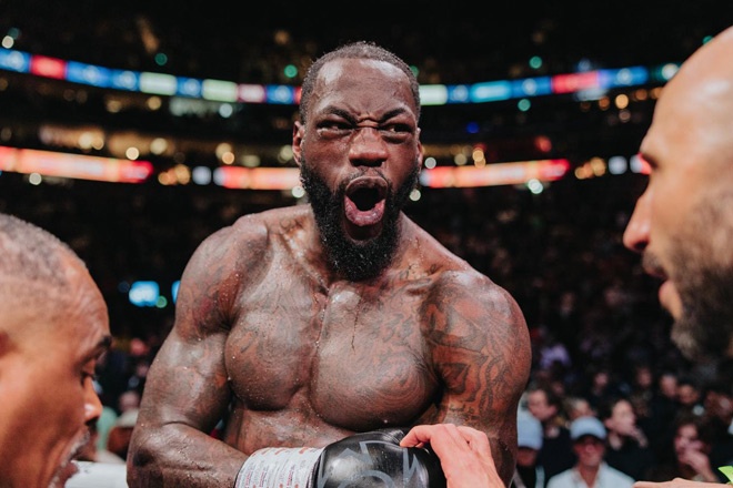 Wilder looks for his next opponent after Chisora win. Photo Credit: MF Pro/David Cavan