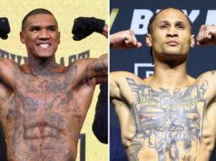 Conor Benn weighed in heavier than Regis Prograis ahead of their 150 pound catchweight clash at Tottenham on Saturday Photo Credit: Mark Robinson/Ed Mulholland/Matchroom