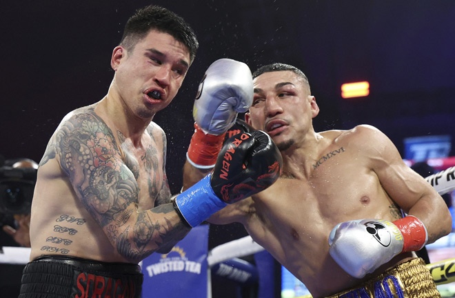Claggett was defeated by Lopez in 2024. Photo: Mikey Williams/Top Rank