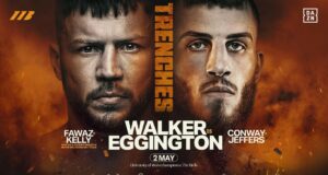 Conah Walker headlines in Wolverhampton against Sam Eggington. Photo Credit: Matchroom Boxing