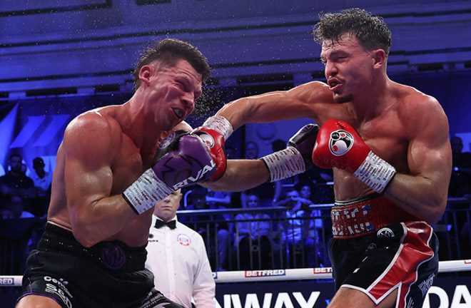 Conway was beaten by Liddard in October Photo Credit: Mark Robinson Matchroom Boxing