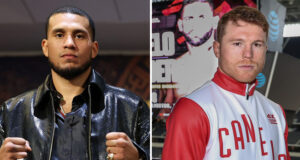 Canelo Alvarez is set to be in attendance at the T-Mobile Arena on Saturday to watch David Benavidez vs Zurdo Ramirez Photo Credit: Cris Esqueda/Golden Boy Promotions/Ed Mulholland/Matchroom