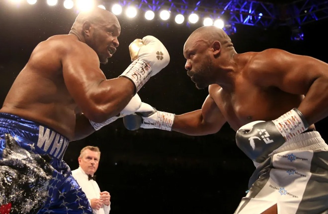 Whyte has already beaten Chisora ​​twice. Photo: PA