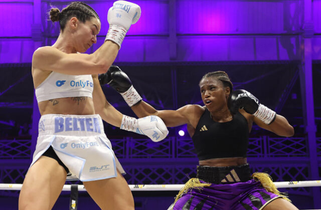 Caroline Dubois overcame Terri Harper by unanimous decision to become the unified WBC and WBO lightweight world champion at the Olympia Photo Credit: Most Valuable Promotions Caroline Dubois overcame Terri Harper by unanimous decision to become the unified WBC and WBO lightweight world champion at the Olympia Photo Credit: Most Valuable Promotions