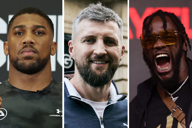 Carl Froch has predicted Anthony Joshua vs Deontay Wilder. Photo Credit: Mark Robinson Matchroom Boxing Carl Froch has predicted Anthony Joshua vs Deontay Wilder. Photo Credit: Mark Robinson Matchroom Boxing