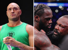 Tyson Fury admits Deontay Wilder's win over Derek Chisora has left him concerned over what he has left Photo Credit: Mikey Williams/Top Rank/MF Pro/David Cavan