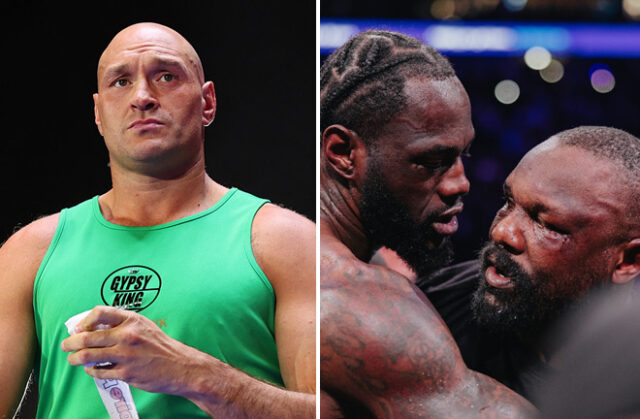 Tyson Fury admits Deontay Wilder's win over Derek Chisora has left him concerned over what he has left Photo Credit: Mikey Williams/Top Rank/MF Pro/David Cavan