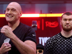 Tyson Fury faces Arslanbek Makhmudov at the Tottenham Hotspur Stadium on Saturday Photo Credit: Richard Pelham/Getty Images for Netflix