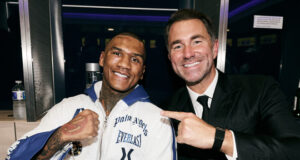 Eddie Hearn says Conor Benn turned down a world title fight when he was signed with Matchroom Photo Credit: Mark Robinson Matchroom Boxing