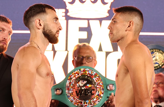 Lorente and Collins run it back on Friday Photo Credit: Leigh Dawney/Queensberry