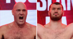 Tyson Fury weighed in heavier than Arslanbek Makhmudov Photo Credit: Richard Pelham/Getty Images for Netflix