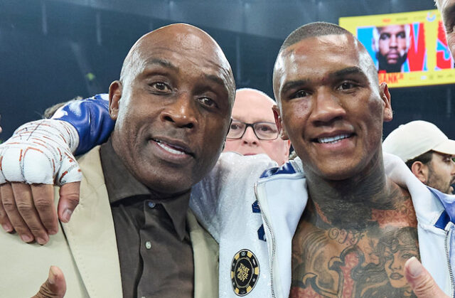 Nigel Benn has discussed who his son should fight next. Photo Credit: Mark Robinson/ Matchroom Boxing Nigel Benn has discussed who his son should fight next. Photo Credit: Mark Robinson/ Matchroom Boxing