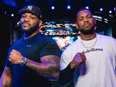 Jarrell Miller faces Lenier Pero at the Fontainebleau in Las Vegas on Saturday, live on DAZN Photo Credit: Matchroom Boxing
