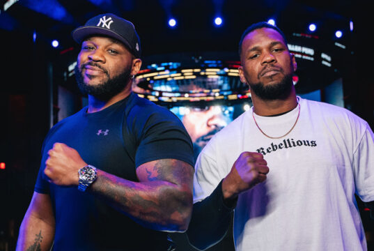 Jarrell Miller faces Lenier Pero at the Fontainebleau in Las Vegas on Saturday, live on DAZN Photo Credit: Matchroom Boxing