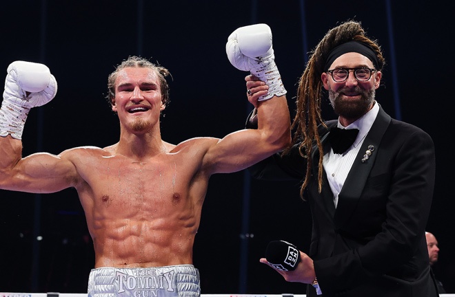 Tom Rafferty made no mistake in Liverpool. Photo Credit: Mark Robinson/ Matchroom