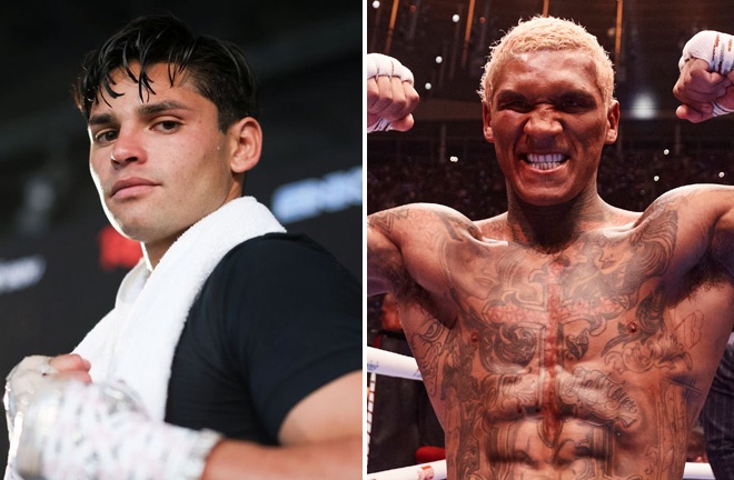 Ryan Garcia has claimed he's fighting Conor Benn in August in Las Vegas Photo Credit: Golden Boy Promotions/Mark Robinson