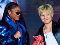 Alycia Baumgardner defends her unified super featherweight world titles against Bo Mi Re Shin on Friday in New York Photo Credit: Most Valuable Promotions / Michelle Farsi