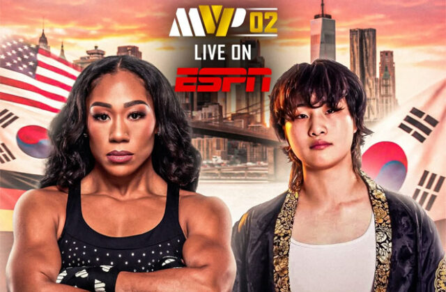Alycia Baumgardner defends her unified super featherweight world titles against Bo Mi Re Shin in New York on Friday Photo Credit: Most Valuable Promotions