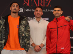 Ben Whittaker faces Braian Suarez in Liverpool on Saturday, live on DAZN Photo Credit: Mark Robinson Matchroom Boxing