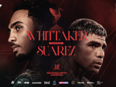 Ben Whittaker faces Braian Suarez in Liverpool on Saturday, live on DAZN Photo Credit: Matchroom Boxing