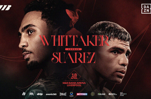 Ben Whittaker faces Braian Suarez in Liverpool on Saturday, live on DAZN Photo Credit: Matchroom Boxing Ben Whittaker faces Braian Suarez in Liverpool on Saturday, live on DAZN Photo Credit: Matchroom Boxing