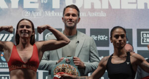 Skye Nicolson eased past Mariah Turner by unanimous decision in Melbourne Photo Credit: Matchroom Boxing