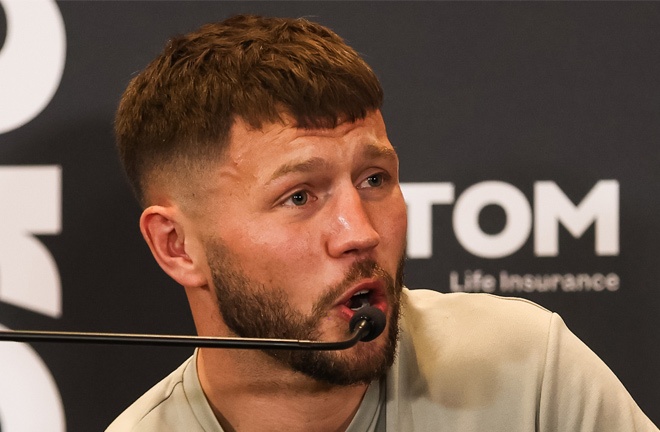 Conah Walker returns to action this weekend. Photo Credit: Mark Robinson/ Matchroom Boxing