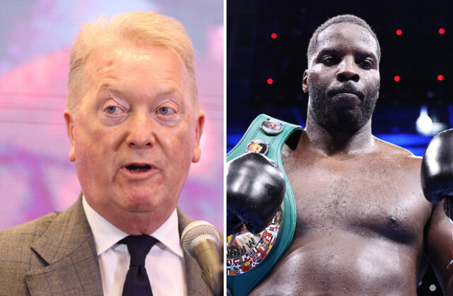 Frank Warren is looking to replace Lawrence Okolie following his failed drugs test Photo Credit: Leigh Dawney/Queensberry Frank Warren is looking to replace Lawrence Okolie following his failed drugs test Photo Credit: Leigh Dawney/Queensberry