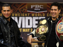 David Benavidez is the betting favourite to beat unified cruiserweight world champion, Zurdo Ramirez in Las Vegas on Saturday Photo Credit: Cris Esqueda/Golden Boy Promotions