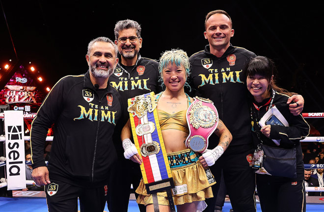 Mizuki Hiruta retained her belts last time out. Photo Credit: Mark Robinson/ Matchroom Boxing