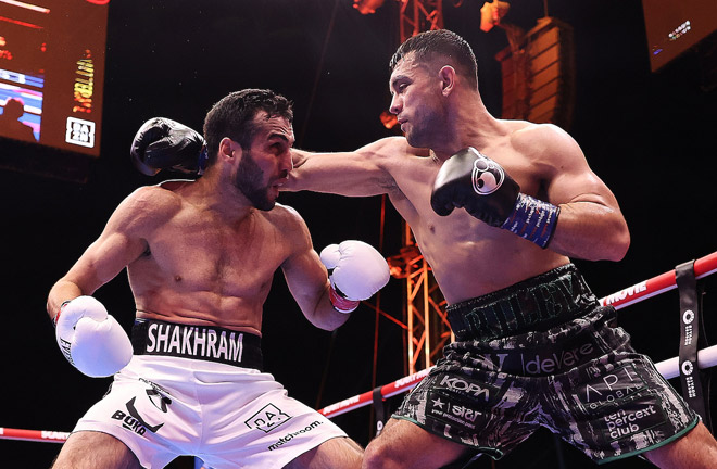 Jack Catterall put on a masterclass against Giyasov. Photo Credit: Mark Robinson/ Matchroom Boxing