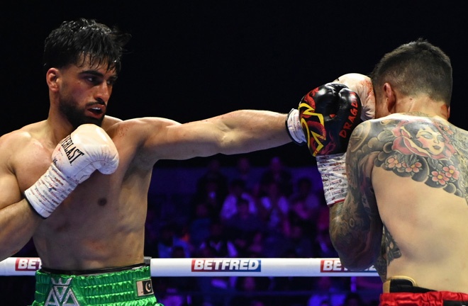 Adam Azim made a statement in his last outing. Photo Credit: BOXXER/ BBC