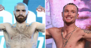 Karen Chukhadzhian faces Paddy Donovan in a final eliminator for the IBF welterweight world title in Germany on Friday, live on DAZN Photo Credit: Mark Robinson Matchroom Boxing
