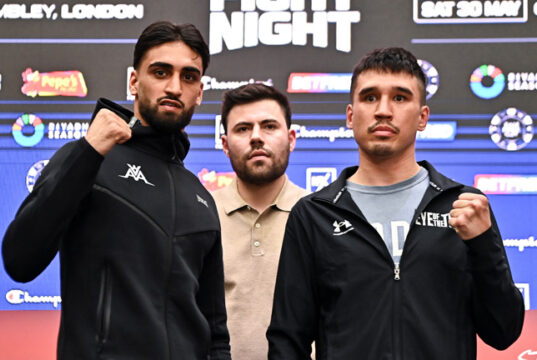 Adam Azim is a clear betting favourite to beat Steve Claggett on Saturday Photo Credit: Chris Dean/BOXXER