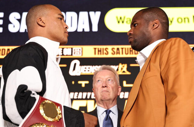 Daniel Dubois has vowed to knock out Fabio Wardley on Saturday Photo Credit: Leigh Dawney/Queensberry Daniel Dubois has vowed to knock out Fabio Wardley on Saturday Photo Credit: Leigh Dawney/Queensberry