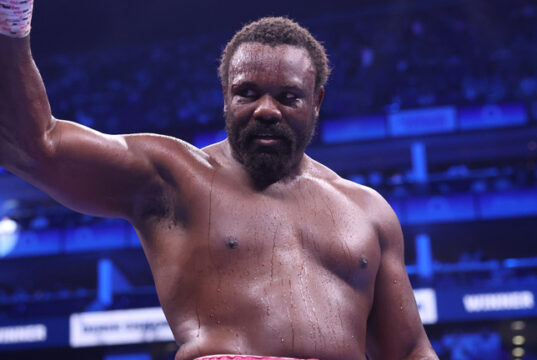 Derek Chisora says he will fight again and is targeting a rematch with Deontay Wilder Photo Credit: Mark Robinson Matchroom Boxing