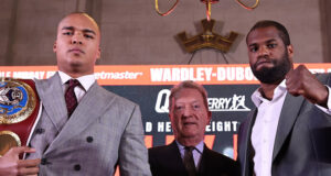 Fabio Wardley defends his WBO heavyweight world title against Daniel Dubois on Saturday in Manchester, live on DAZN pay-per-view Photo Credit: Queensberry/Leigh Dawney