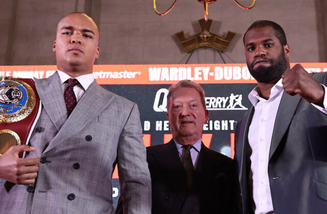 Fabio Wardley defends his WBO heavyweight world title against Daniel Dubois on Saturday in Manchester, live on DAZN pay-per-view Photo Credit: Queensberry/Leigh Dawney Fabio Wardley defends his WBO heavyweight world title against Daniel Dubois on Saturday in Manchester, live on DAZN pay-per-view Photo Credit: Queensberry/Leigh Dawney