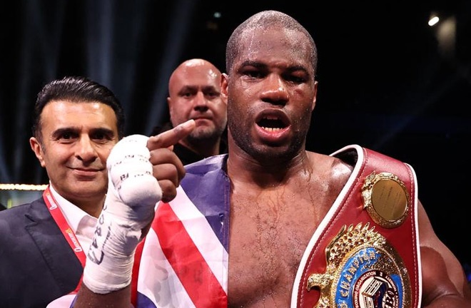 Dubois won the WBO world heavyweight title. Photo: Queensberry, Leigh Dawney