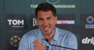 Eddie Hearn reveals what he thinks Oleksandr should do next. Photo Credit: Matchroom Boxing/ Mark Robinson