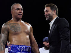 Eddie Hearn has backed Fabio Wardley to stop Daniel Dubois Photo Credit: Mark Robinson Matchroom Boxing